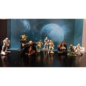 Star Wars Unleashed PVC Cody Fisto Windu Sae See Stormtroopers Bundle Lot